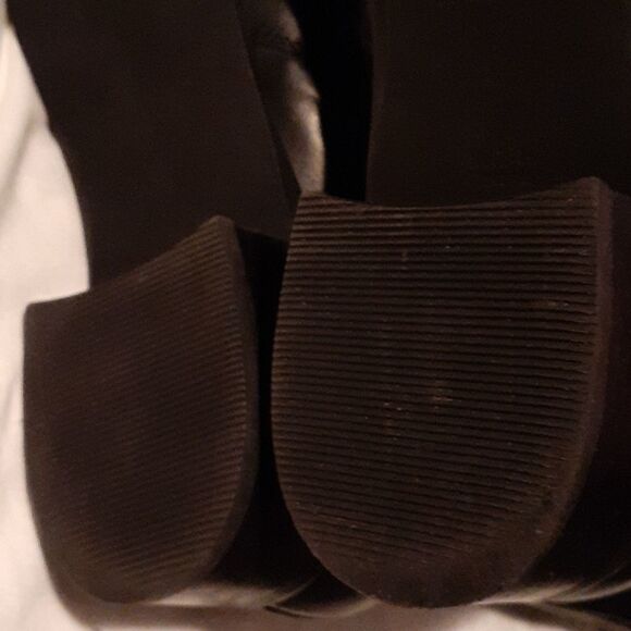 Gabor Astoria Knee High Leather Buckle Boots Black - Picture 6 of 12